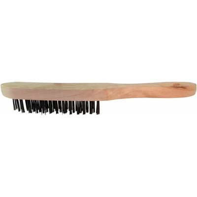 Strend Pro Kefa WB308 1406, 4 radová, oceľová, drevená rúčka