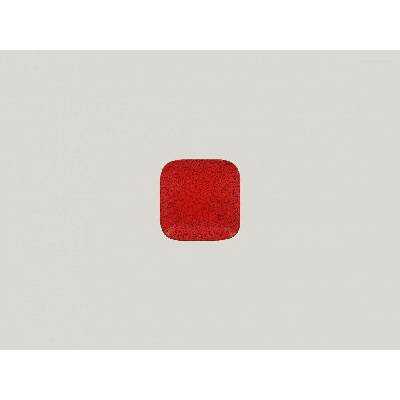 RAK Porcelain Ruby talíř čtvercový 11 x 11 cm červená RAK-RBAUSP11
