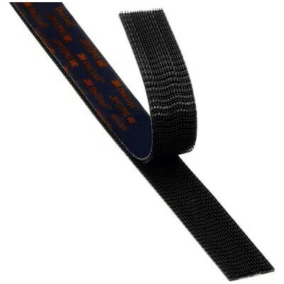 3M Dual-Lock™ SJ3550CF, čierny zips, číre lepidlo (38 hlavičiek/cm2) 50 mm - metráž (1dm=10cm)