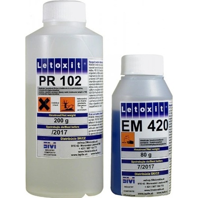 5M Letoxit PR 102 + EM 420 200 g pryskyřice a 80 g tužidla – Zboží Mobilmania