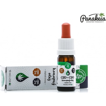Zelená Země CBD 5% + CBG 2% konopný olej 10 ml