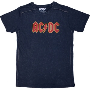 AC/DC Logo Wash Navy Blue M Риза (ACDCSWASH04MN02)
