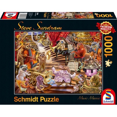 Schmidt Spiele Steve Sundram PQ 1000 Steve Sundram Zvířecí koncert G3 1000 dílků