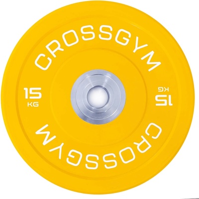 TRINFIT Olympijský kotouč Bumper Plate CrossGym 15 kg/50 mm