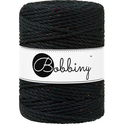 Bobbiny 3PLY Macramé Rope 5 mm 100 m Midnight Dust Šňůra