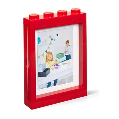 LEGO Рамка за снимки, 10x15 cm, LEGO, червена 41131730 (41131730)