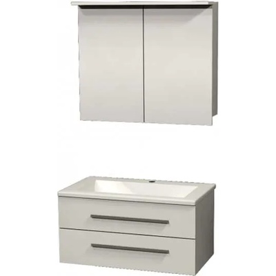 VICARD ШКАФ САРА ГОРЕН С ОГЛЕДАЛО 80см БЯЛ (1101531)