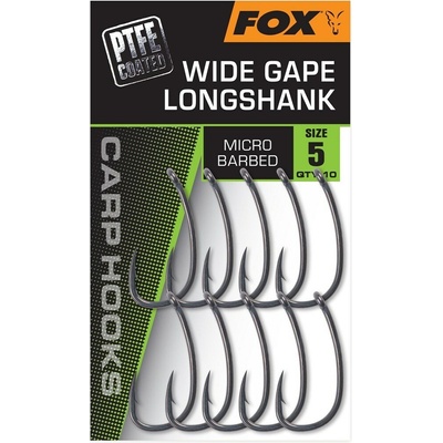 Fox International Fox Háčky Wide Gape Long Shank 10 ks Vel. 6