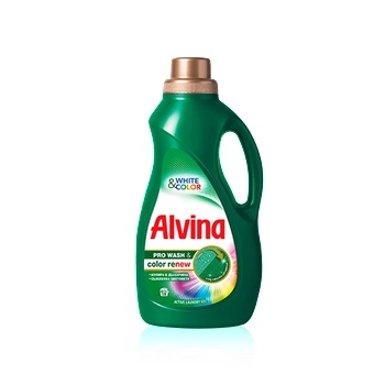 ALVINA pro wash & color renew - за бели и цветни тъкани 0.935мл (3800069407928)