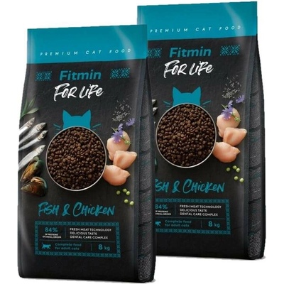 Fitmin For Life CAT Fish&Chicken 2 x 8 kg