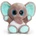 Keel Toys Animotsu - Диви животни - Слон - 25 см - Keel Toys