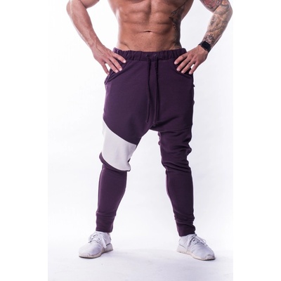 Nebbia Drop Crotch tepláky 729 burgundy