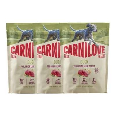 Carnilove True Fresh Dog Duck Junior Large 3 x 1,5 kg