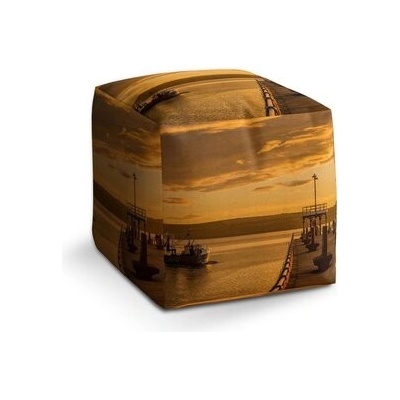 Sablio Taburet Cube Molo: 40x40x40 cm
