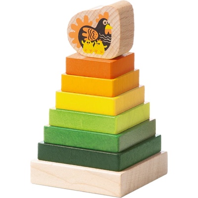 Cubika Дървена кула - низанка, Cubika, Пилета - 8 части (15276)