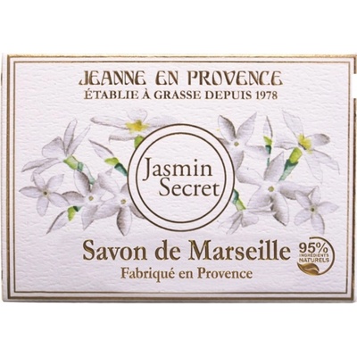 Jeanne en Provence Jasmin Secret mýdlo tuhé 100 g