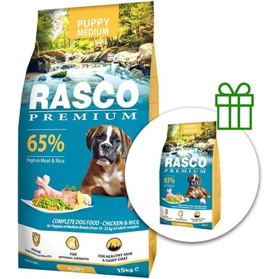 Rasco PREMIUM Puppy Medium 15 kg