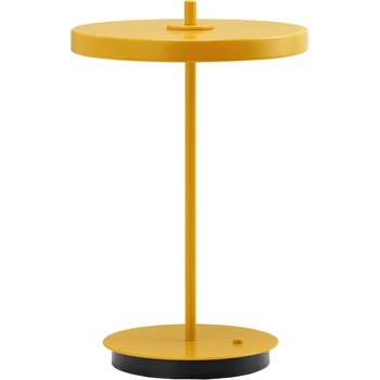UMAGE Жълта метална LED настолна лампа с метален абажур (височина 31 cm) Asteria Move - UMAGE (2630)