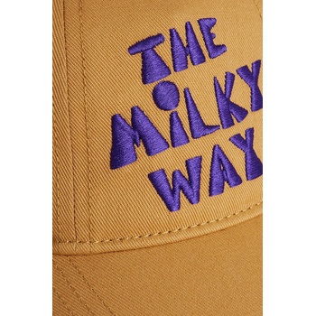 Mini Rodini Детска памучна шапка с козирка Mini Rodini The milky way (26265106)