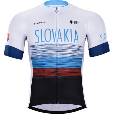 Bonavelo s krátkym rukávom SLOVAKIA červená/biela/čierna/modrá