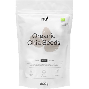 nu3 Bio Chia Seeds - 800 г