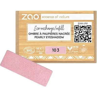 Zao Oci Eyeshadow-Primer Perleťová náplň do očních stínů 103 Old Pink 1,3 g