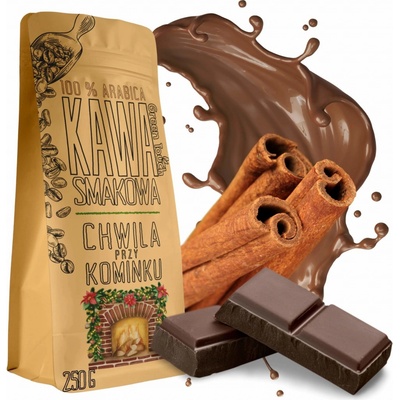 Green Touch Mletá káva ochucená vánoční CHVÍLE U KRBU 250 g