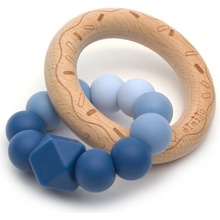 Mimijo silikon hryzátko Donut Neha modrá