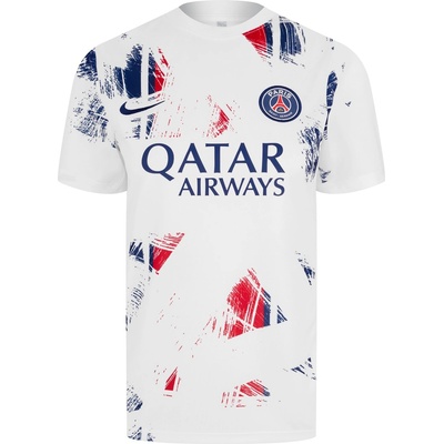 Дамска футболна фланелка Nike Paris Saint Germain Academy Pro Away Pre Match Shirt 2024 2025 Womens - White