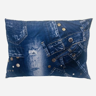 TiaHome Polštář antialergický Jeans 50x70