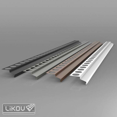 LIKOV BB-P 2000/šedá/lišta balkonová přímá