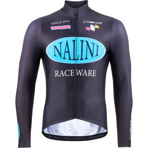 Nalini Фланелка с дълъг ръкав за колоездене Nalini Mortirolo L/S Jersey Cycling jersey - Black (056-4316-0113)