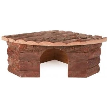 Trixie Jesper Dřevěný dům rohový pro králíka 42 x 15 x 30 cm