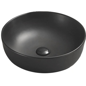 Mexen Lana умивалник върху плот 41 x 41 см, черен мат - 22234185 (22234185)