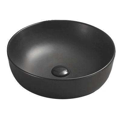 Mexen Lana умивалник върху плот 41 x 41 см, черен мат - 22234185 (22234185)