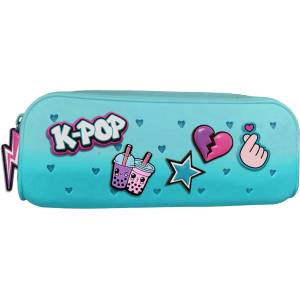 COOLPACK Силиконов ученически несесер CoolPack K-POP Bright
