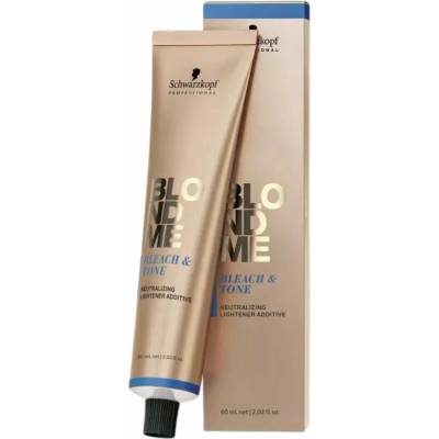 Schwarzkopf Professional Blondme Bleach & Tone zesvětlující a tónovací přísada odstín Ash Additive 60 ml