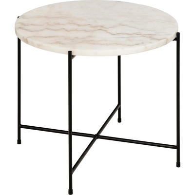 Actona Кръгла странична масичка с мраморна плоча ø 52 cm Avila - Actona (0000097861)