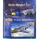 Revell model set plane 64148 P 51D Mustang 1:72