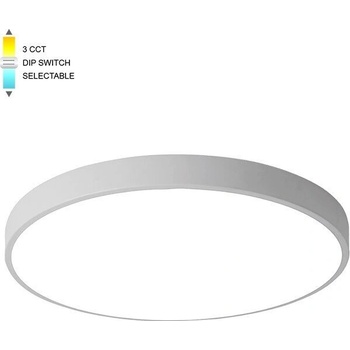 VITO LED Плафониера FINESSE R1 25W, 3xCCT-DIP, кръг, бяла - Vito (2026060)