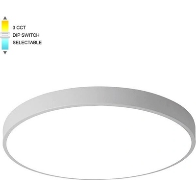 VITO LED Плафониера FINESSE R1 25W, 3xCCT-DIP, кръг, бяла - Vito (2026060)