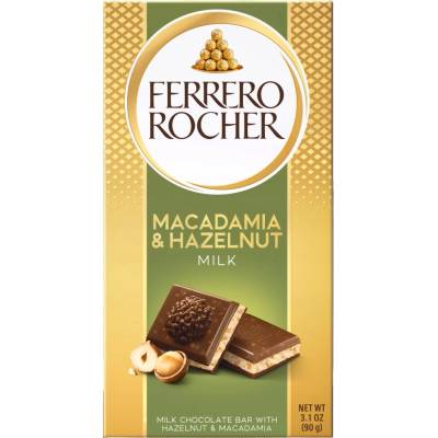 Ferrero Rocher čokoláda s makadamovými a lískovými oříšky 90 g