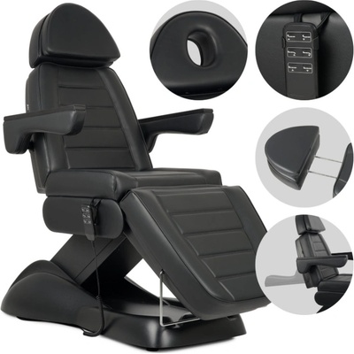 Habys elektrické kosmetické křeslo Leo PRO 4 černá – Zbozi.Blesk.cz