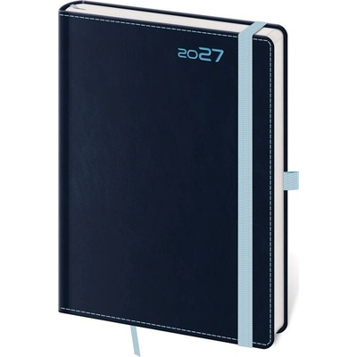 Helma A5 týždenný 2027 DOUBLE BLUE