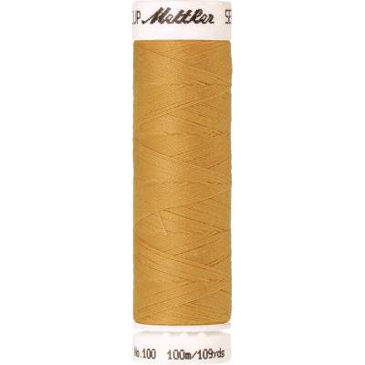 Nitě SERALON 100m na univerzální šití, polyester AMANN Mettler - více barev 6677: 0891 zlatožlutá