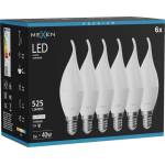 Mexen Nova 6x LED крушка пламък E14, C37, 5W, Неутрална - 4000K, 525 lm - L106-E14-0540-01x06 (L106-E14-0540-01x06)