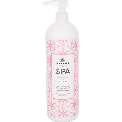 Kallos Spa sprchový krém s extraktom z ruží 1000 ml