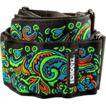 Dunlop JH27 Hendrix Blacklight Love Drops Blue Колан за китара (JH27)