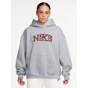 Nike Суитшърт w nk stdo flc mw os lgo po hdy (im9830-012)