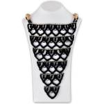 Dannyra Атрактивно, колие от вълна, черен оникс и Swarovski Dannyra Jewels